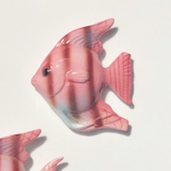 Accents Vintage Mid Century Ceramic Fish Wall Plaques Set Poshmark